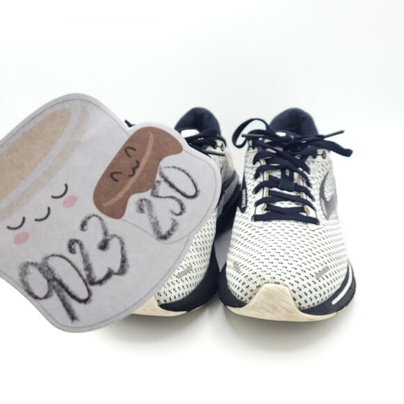 Brooks white black 1203531b135 adrenaline 22 gts running womens size 8 - Picture 8 of 9